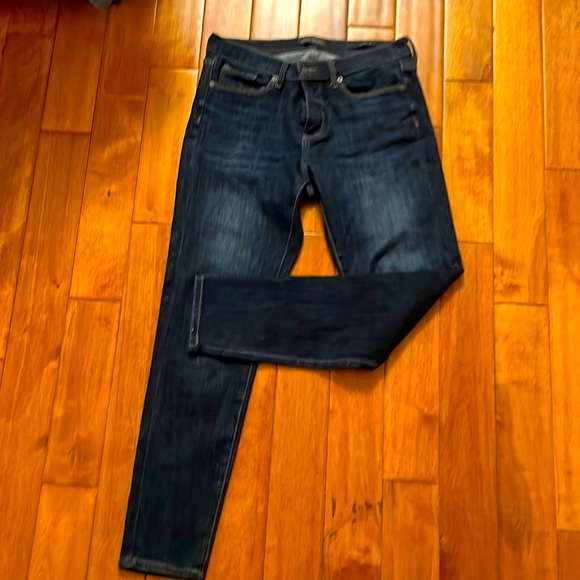 Banana republic, size 28 skinny jeans. Dark blue. Not super skinny. Hardly worn. - Picture 2 of 3